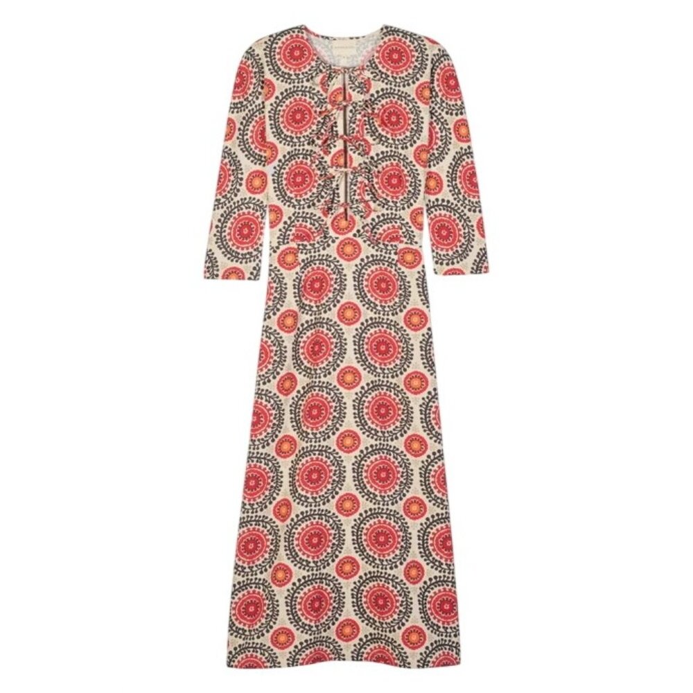Maria de la Orden  Danna Dress in Mandala Print